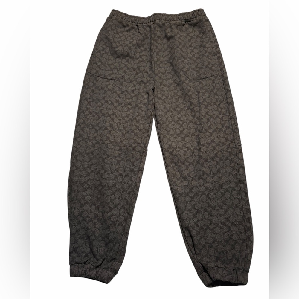 Coach CC signature mens L black sweatpants NWT